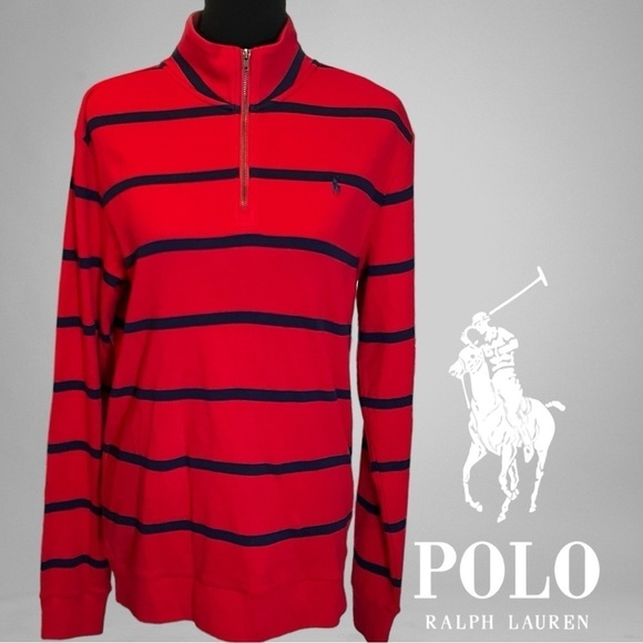 POLO Ralph Lauren Boys XL (18-20) Zip Up Long Sleeve Shirt NWT - Picture 1 of 11